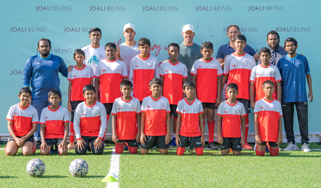JOALI Being x Football Legend Diego Simeone Hosts Exciting Workshop for Local Kids