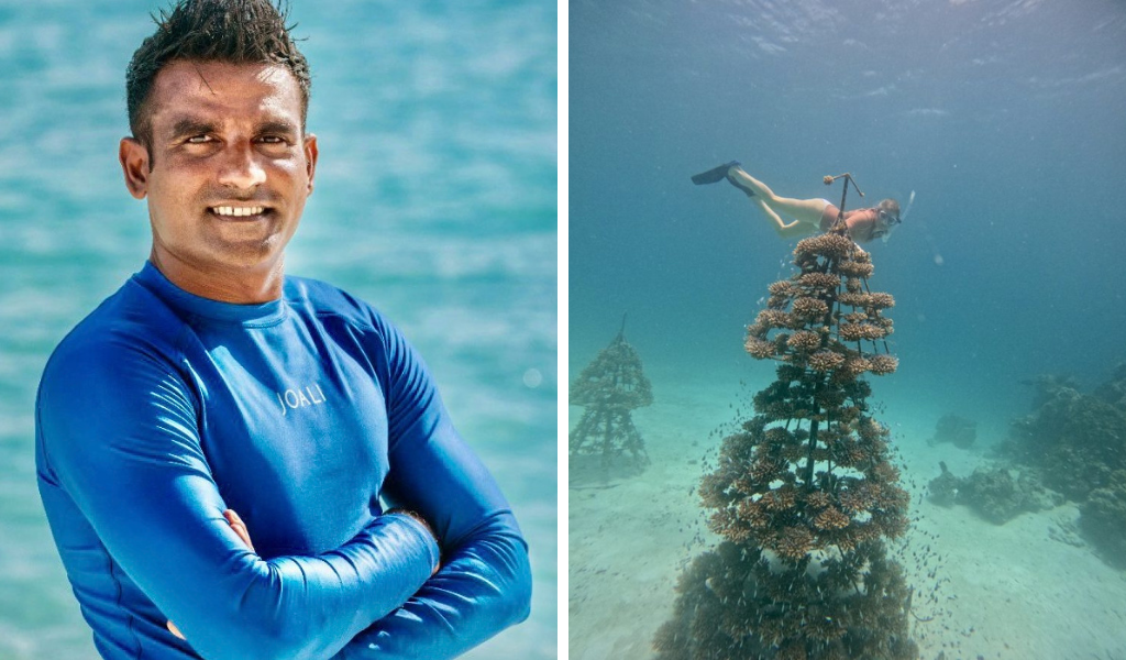 JOALI Maldives' Marine Biologist, Shameem Ali, Revolutionizes Coral Restoration Efforts