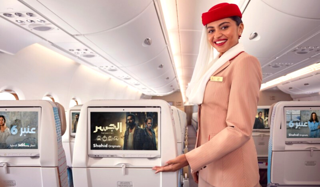 Exclusively Onboard Ice, Emirates Offers Premium Content from MBC GROUP's Shahid!