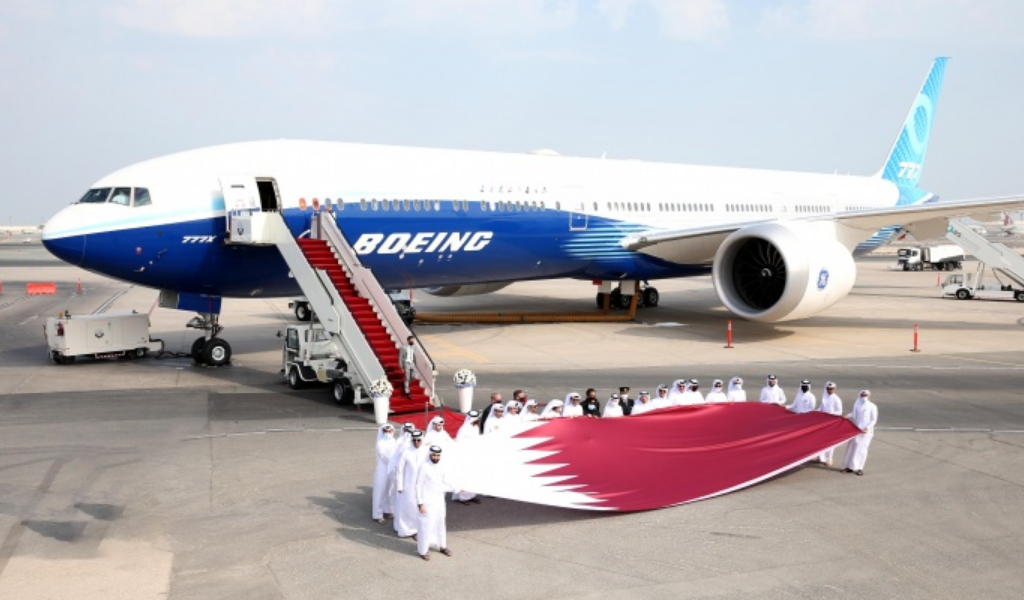 Qatar Airways Welcome Their New Fleet, Boeing 777-9 In Style To Doha
