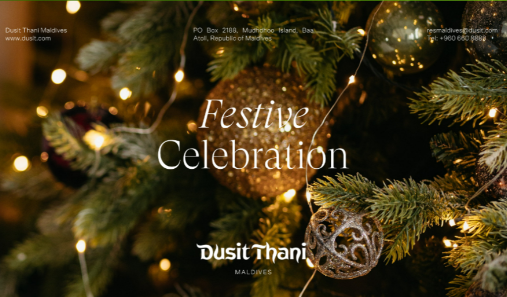 Unforgettable Festive Celebrations Await at Dusit Thani Maldives