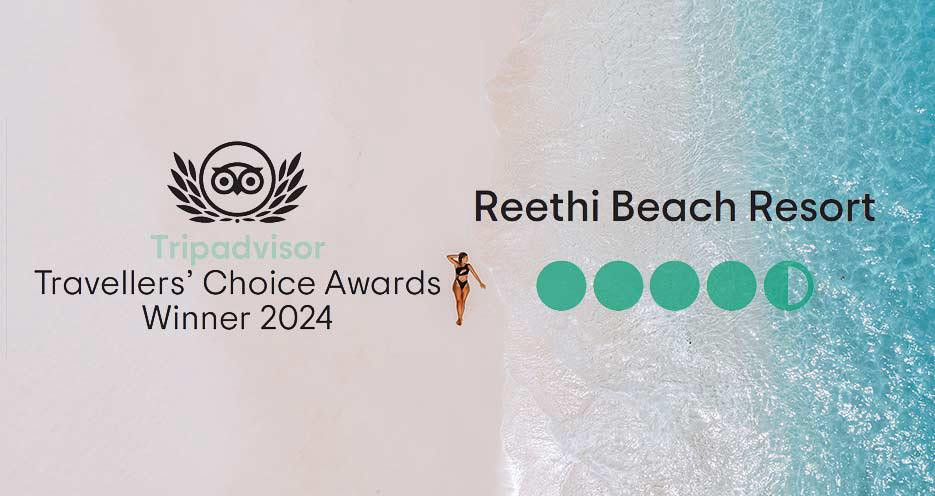 Reethi Beach Resort Wins TripAdvisor Travellers' Choice Award for 2024