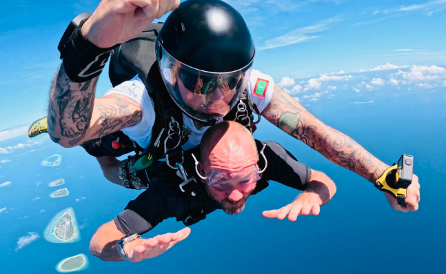 Soar Above Paradise: Skydiving Returns to Ifuru Island Maldives