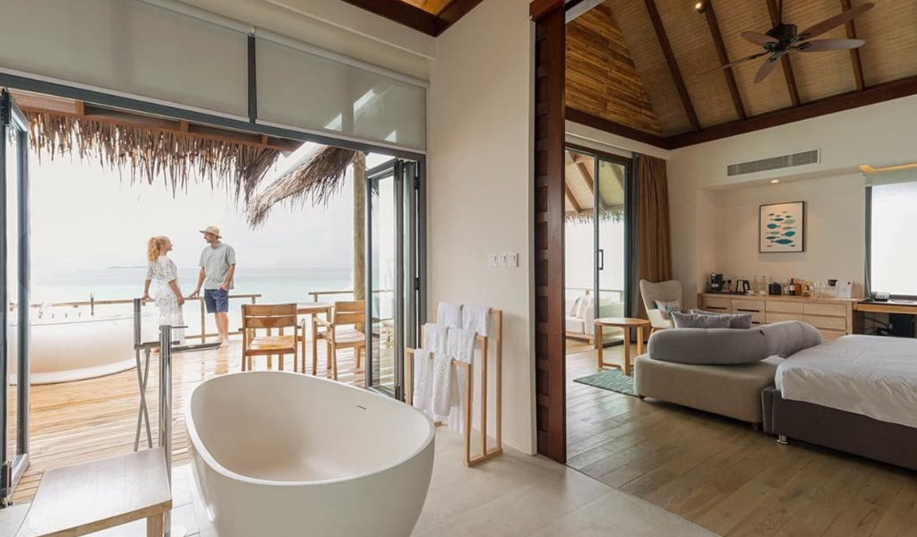 This Maldives’ Boutique Resort Offers You 3 Luxurious Ways to Sleep Over Water