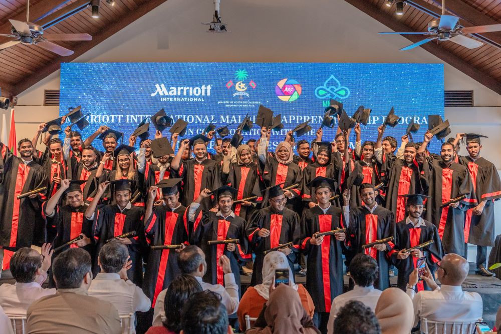 Marriott International Maldives Celebrates Inaugural Apprenticeship Program Graduates
