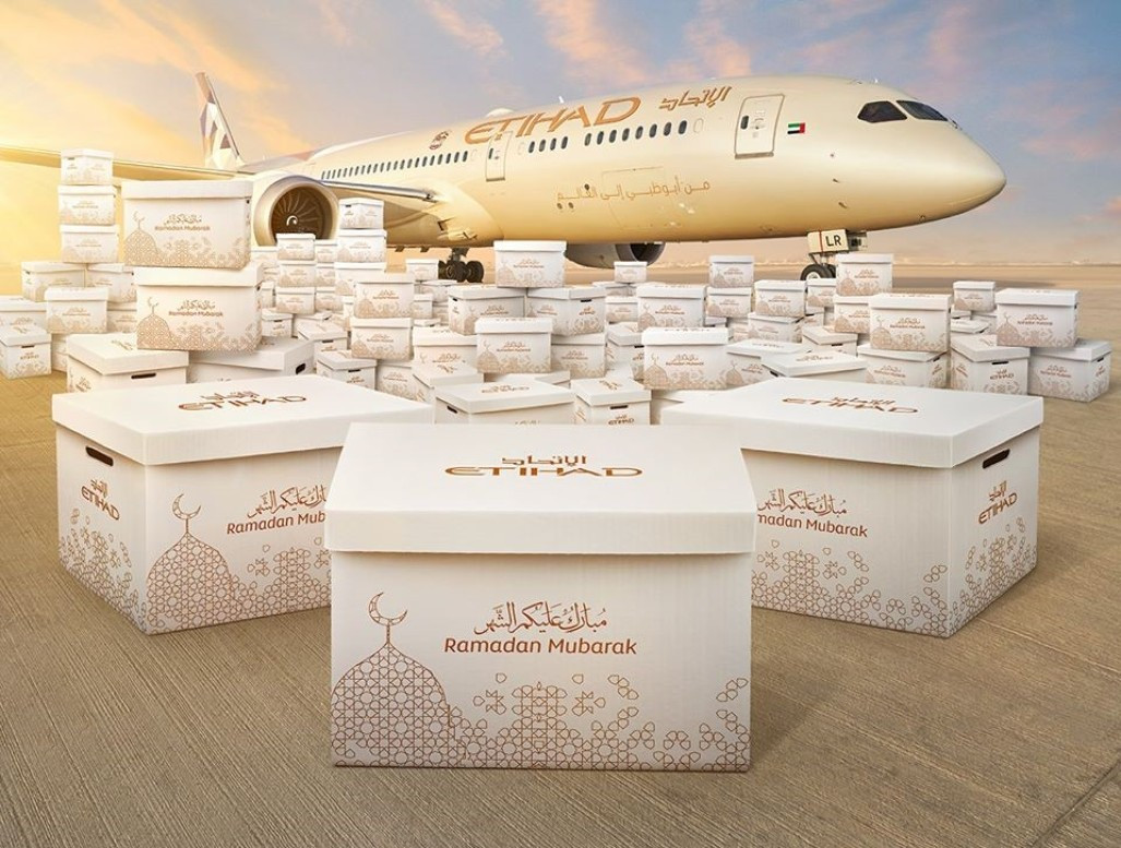 Etihad Delivers 30000 Ramadan Boxes