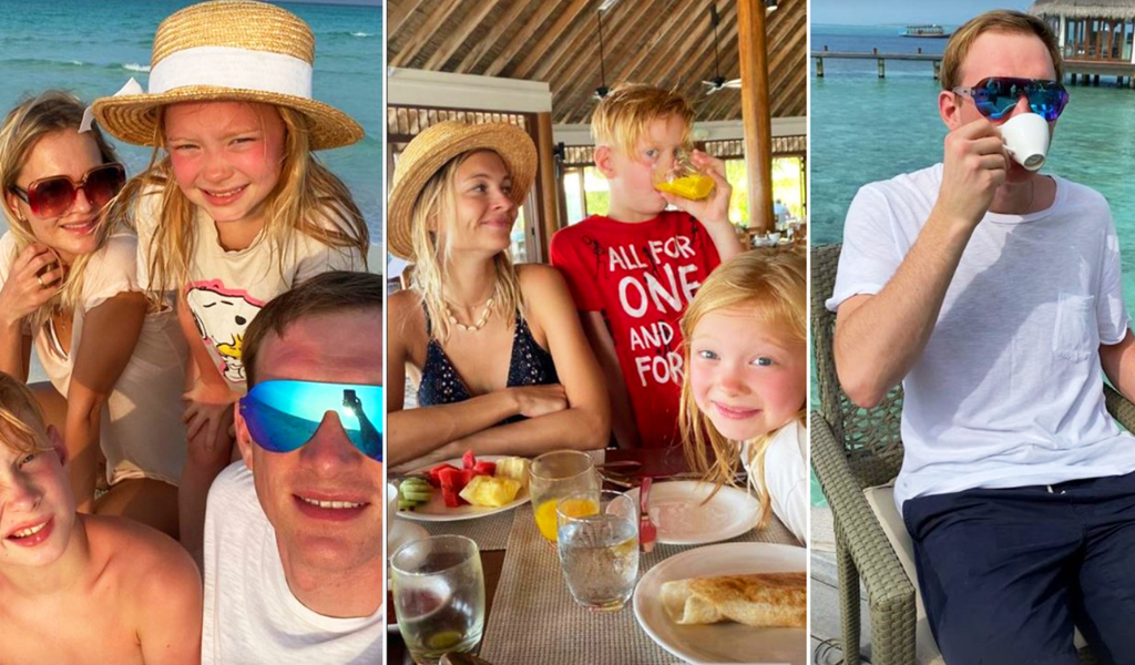 Russian TV Star Andrey Burkovskiy and Family Find Warmth in the Maldivian Sun!