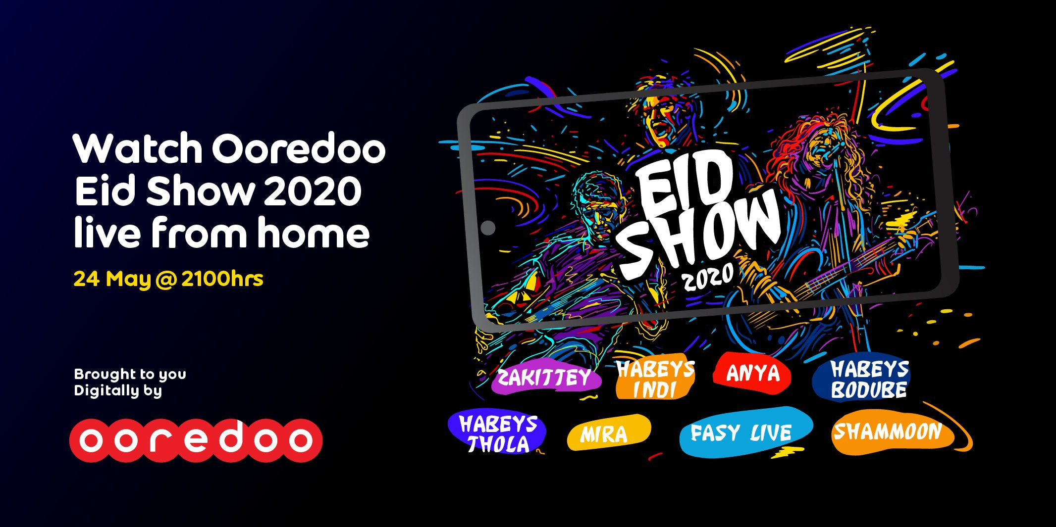Introducing Ooredoo Eid Show 2020