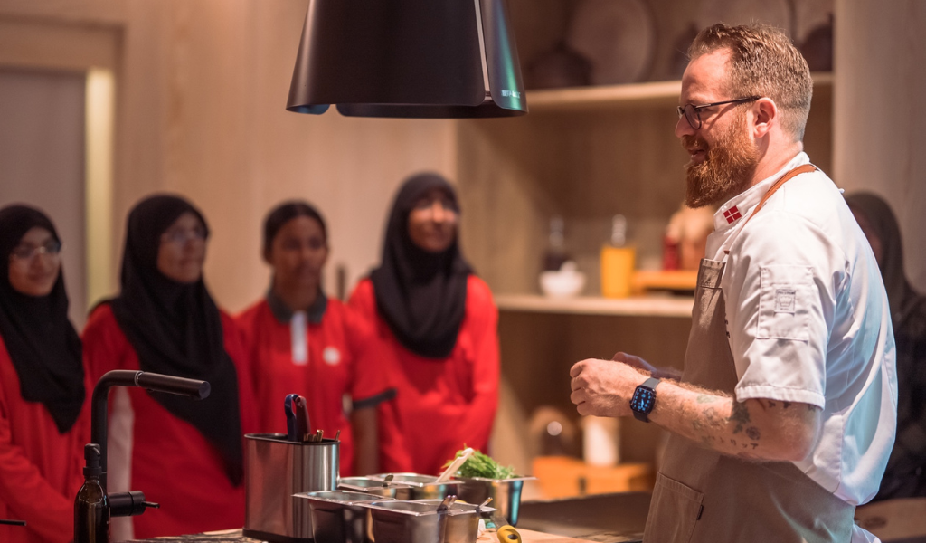 JOALI BEING Hosts A Culinary Workshop For Local School Children With Chef Patrick Godborg