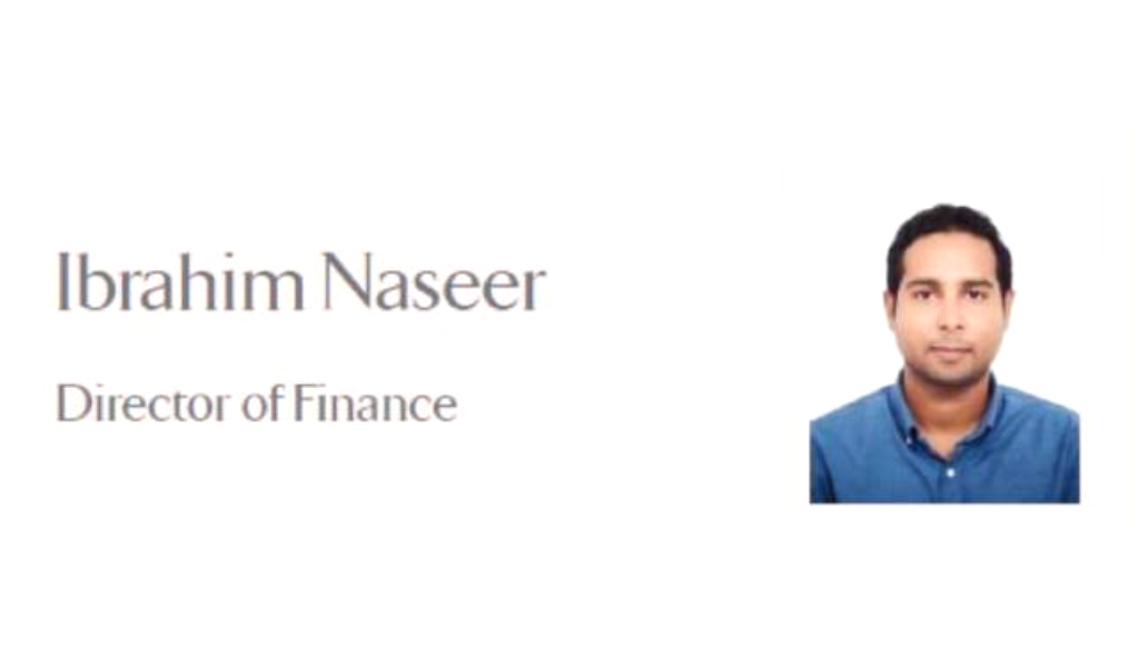 Meet Naseer! The Newly Appointed Director of Finance at Jumeirah Maldives!