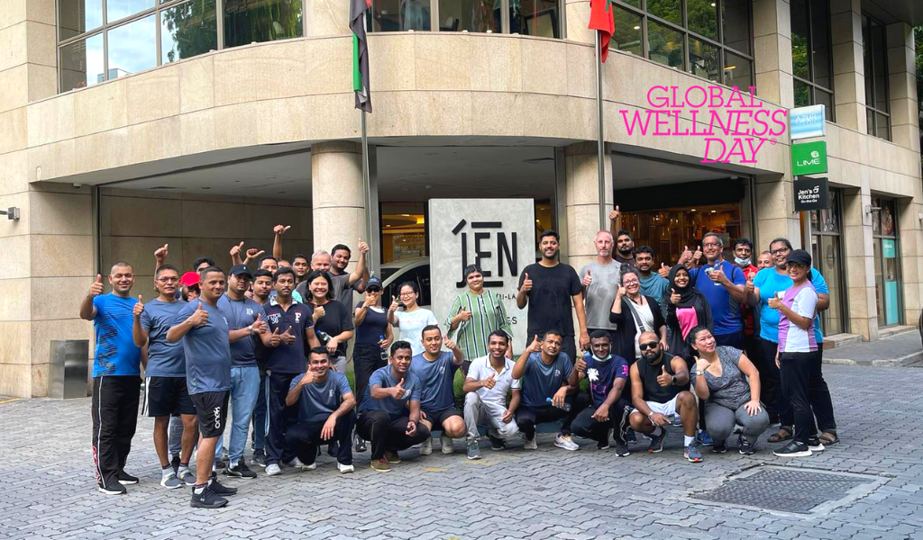 Crew at JEN Male’ by Shangri-La Celebrates Global Wellness Day with Guests