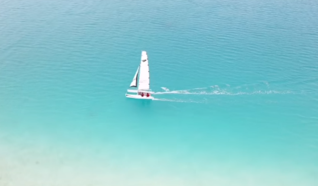 Take A Ride into Boating Evolution on A Catamaran at Hard Rock Maldives