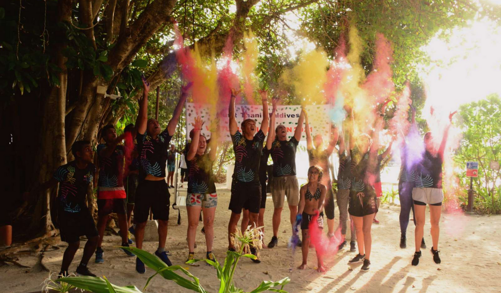 Guests And Crew At Dusit Thani Maldives Participates In Virtual Color Run 2021