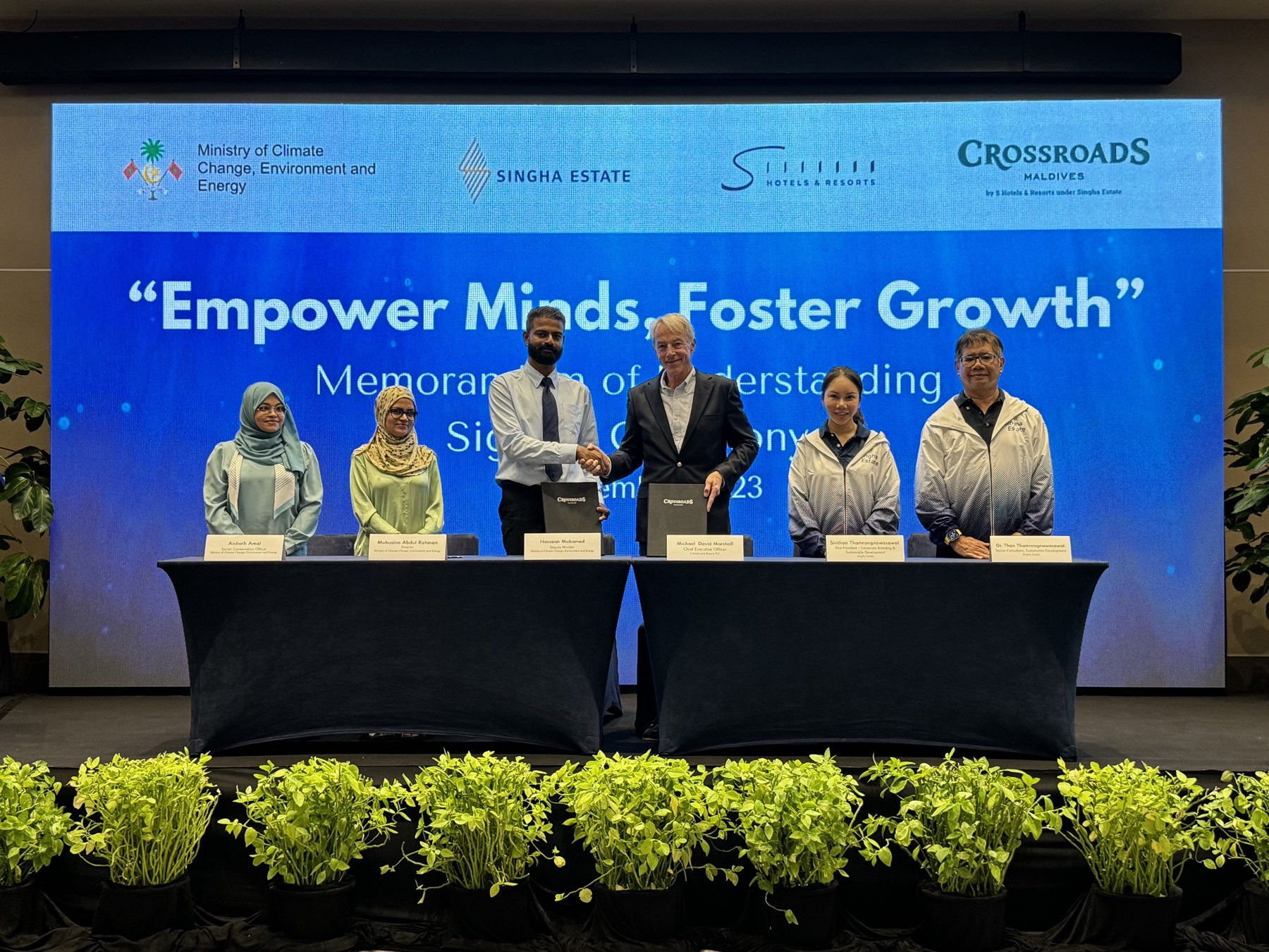 CROSSROADS Maldives and Ministry of Climate Change Forge Partnership