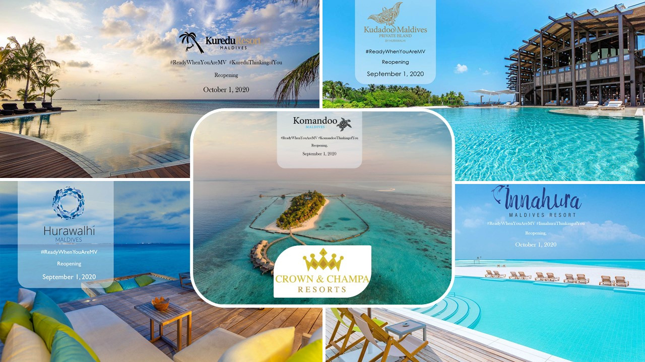 Crown & Champa Resorts Announces Re-opening Dates of All Properties