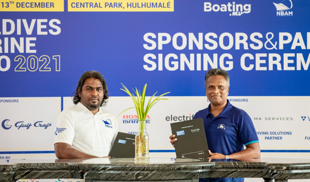 Sponsors and Partners Sign for Maldives Marine Expo 2021