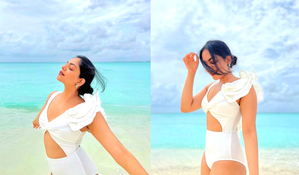 The Gorgeous Ahaana Krishna Seen Enjoying the Maldivian Luxuries at Hideaway Beach Resort!
