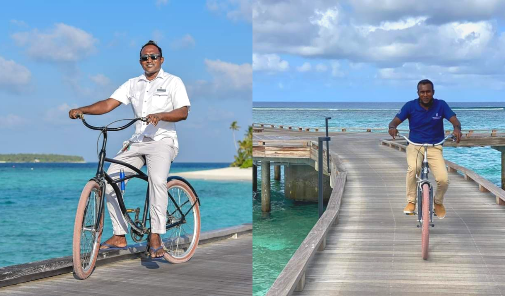 The Ritz Carlton Maldives Praises The Two Ex-Soldiers In Their Team For Their Hard Work.