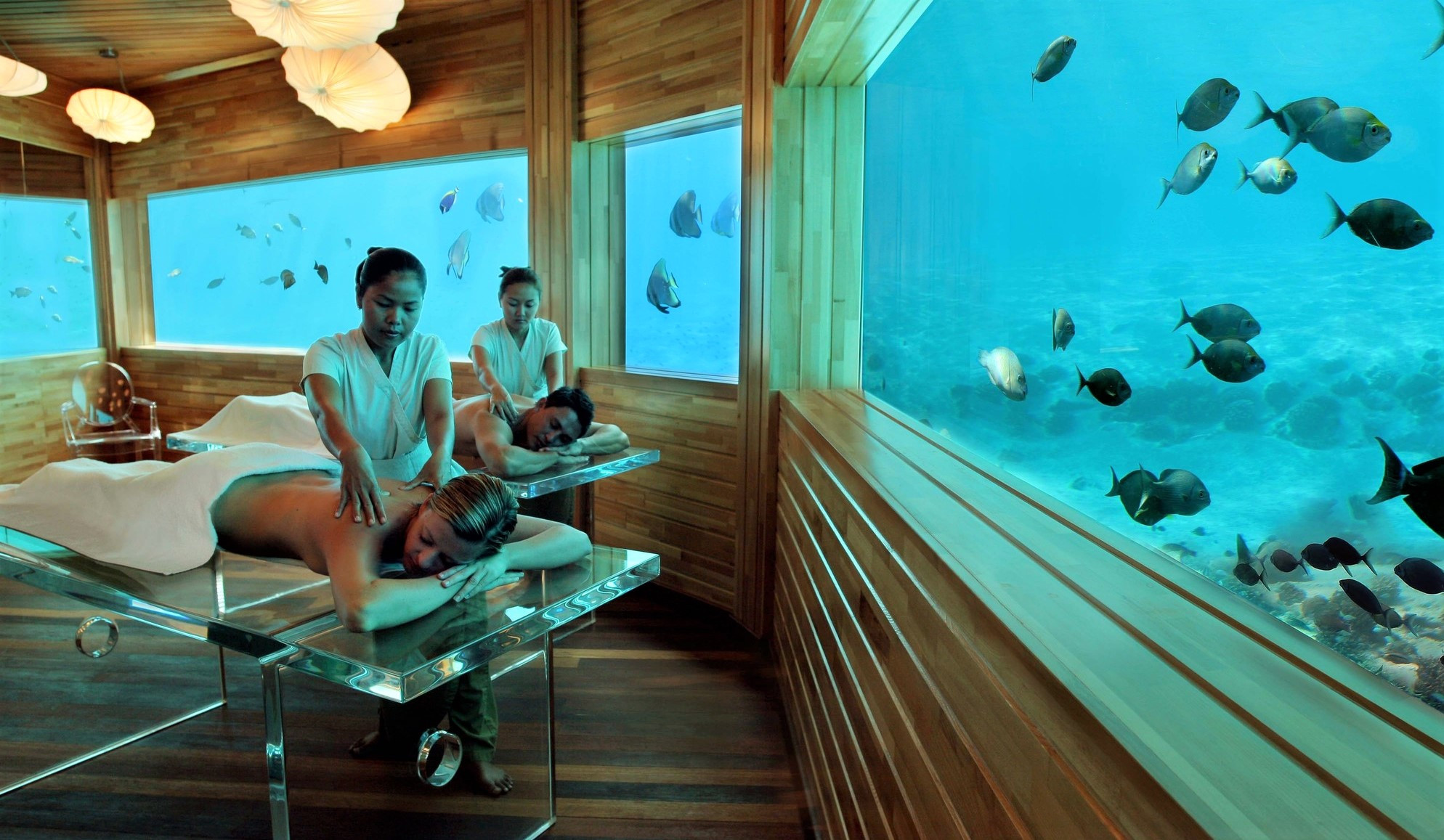 Huvafen Spa: World’s First Underwater Spa