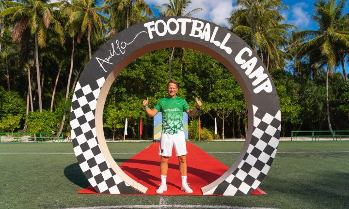 Train with Football Icon Teddy Sheringham at Amilla Maldives