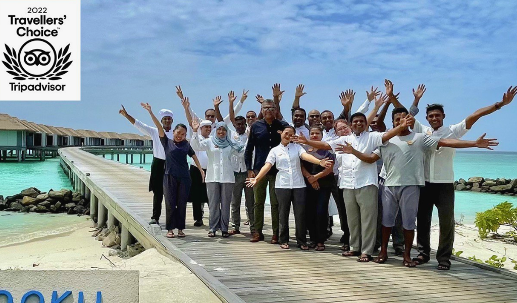 Noku Maldives Brings Home TripAdvisors Traveler’s Choice Award 2022!