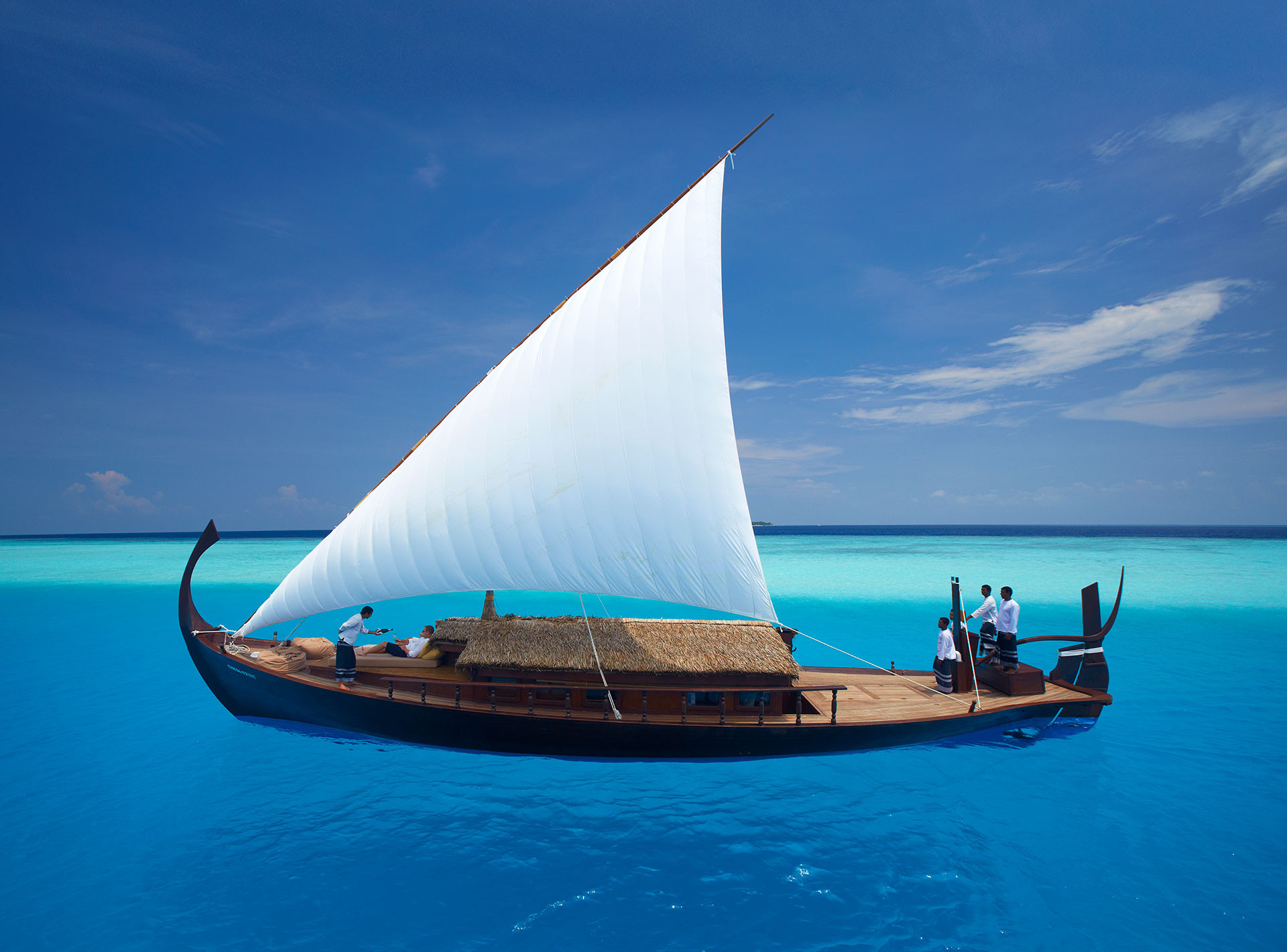 Set Sail on the Traditional Dhoni 'Nooma' for a Breathtaking Baros Journey