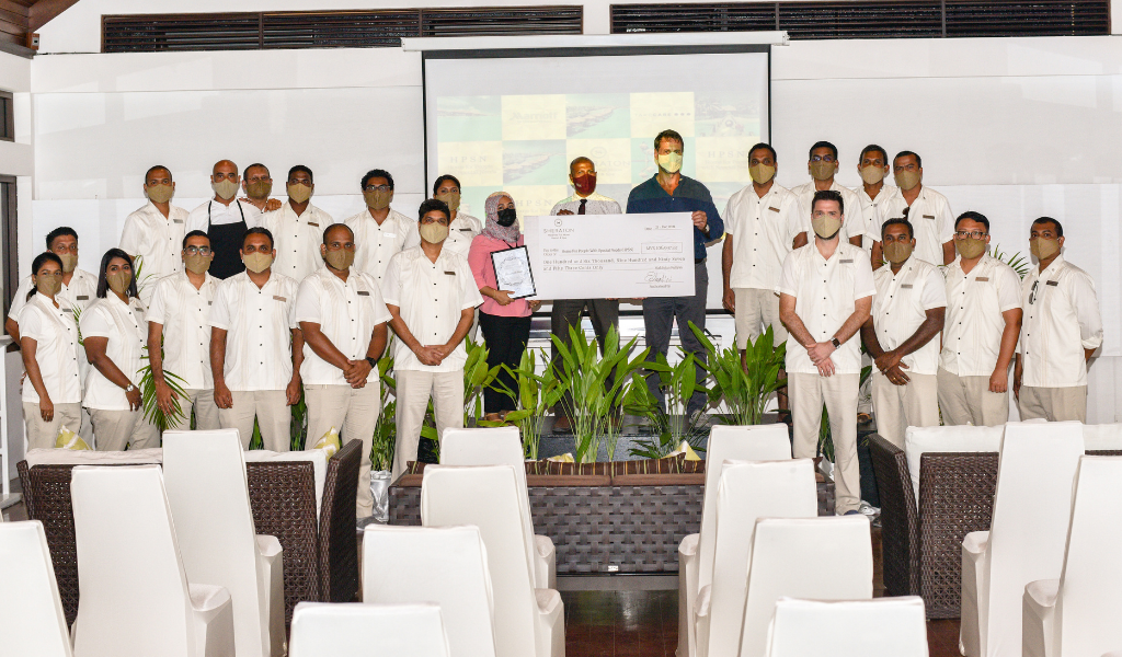 Sheraton Maldives Makes Generous Donation to Home for People with Special Needs