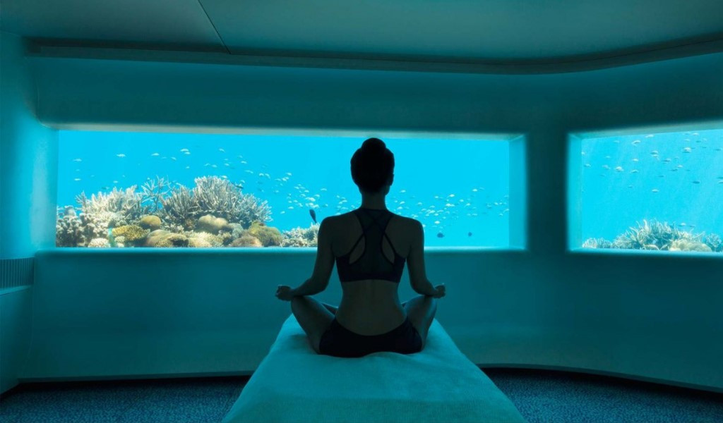 Step Eight Meters Below The Surface And Discover Huvafen Fushi’s Unique Spa
