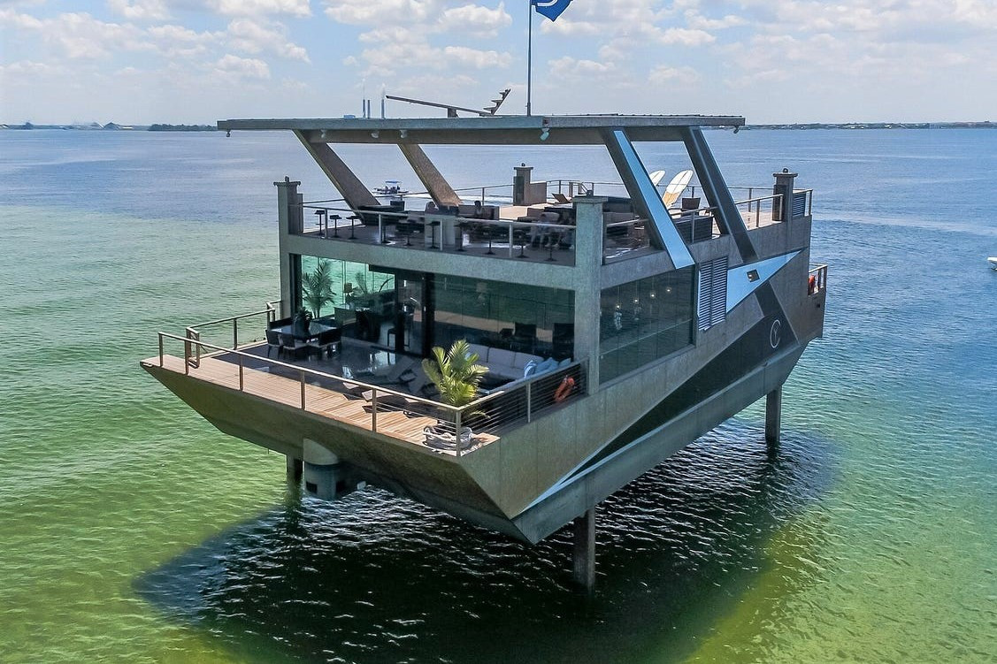 $12 Million Mansion Yacht From Steel