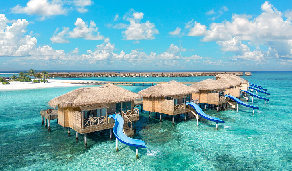 You & Me Maldives Upgrades Accommodations With Chic Water Slides