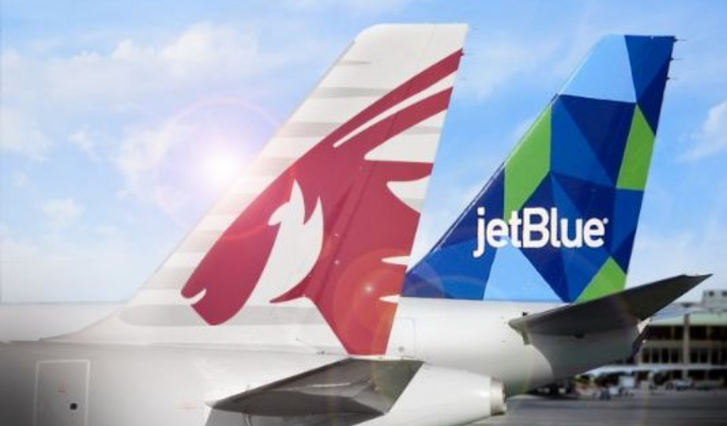 Qatar Extends Strategic Codeshare Partnership with JetBlue