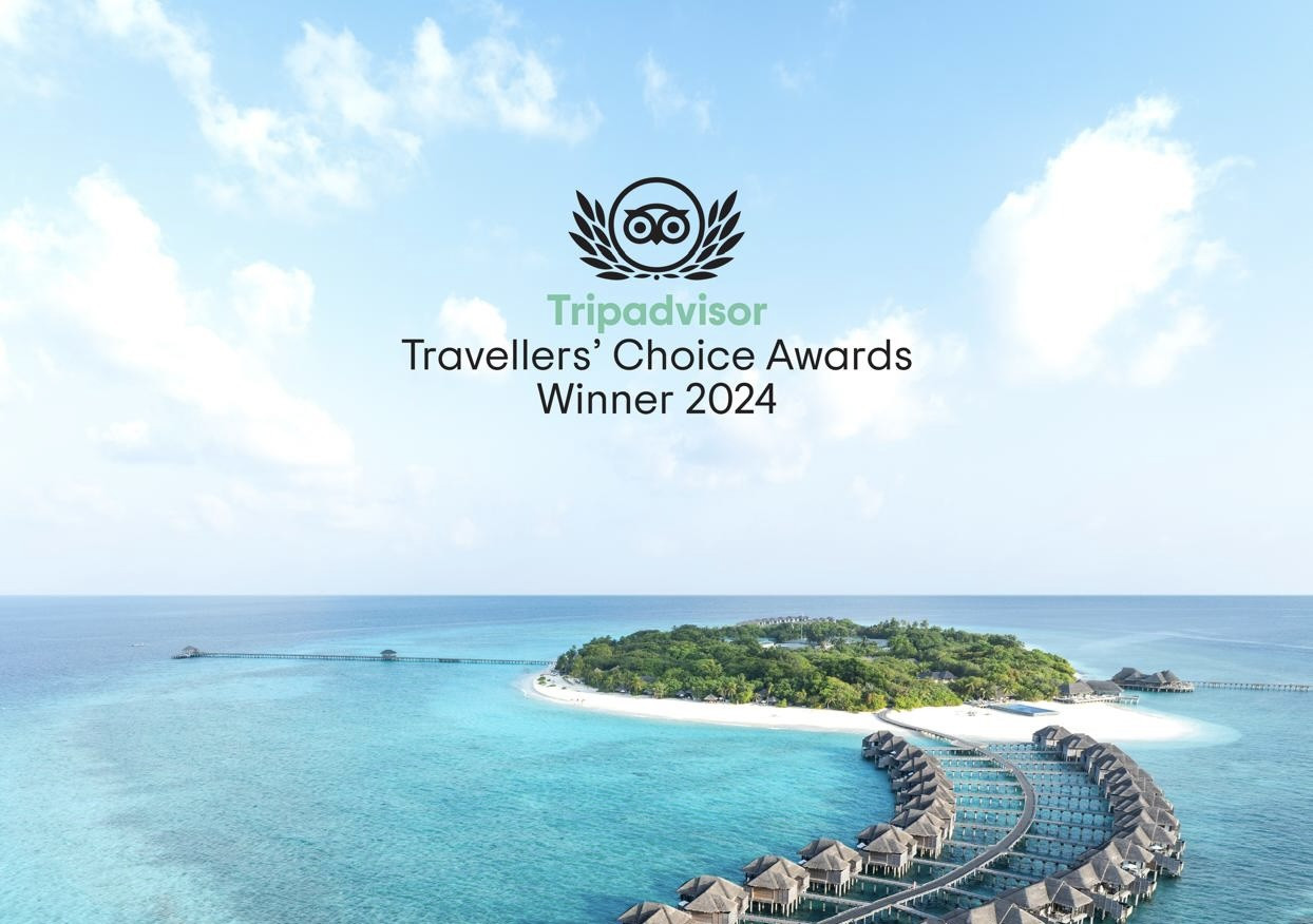 JA Manafaru Wins 2024 TripAdvisor Travelers' Choice Award