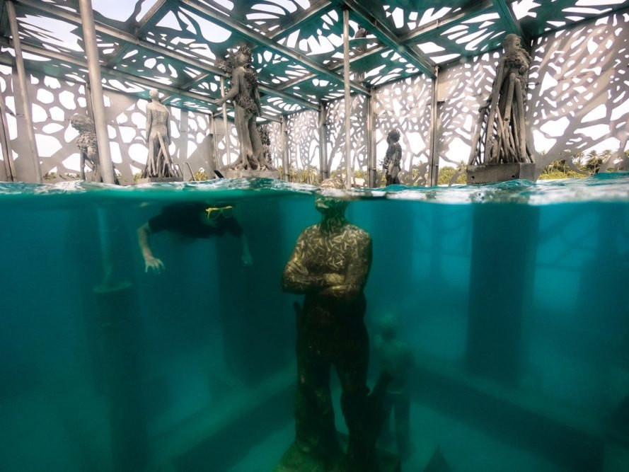 The Stunning Underwater Art Gallery in Maldives