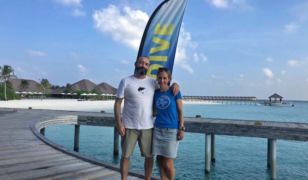 New base leaders at Ocean Dimensions in Raa Atoll!