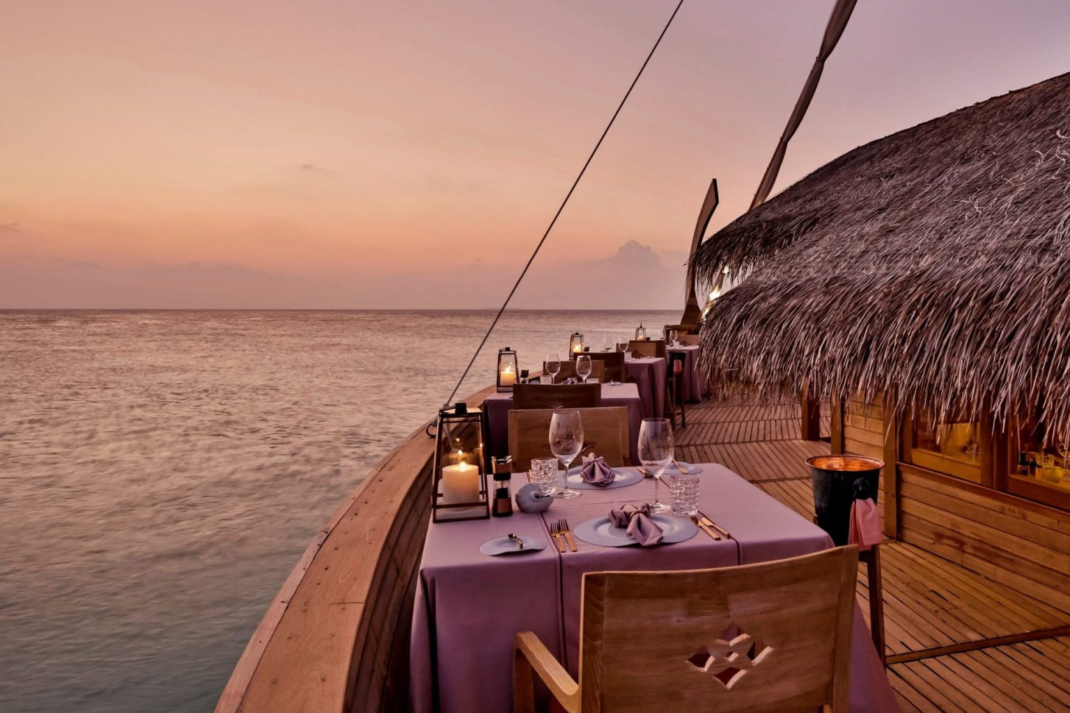 Experience Culinary Elegance at Milaidhoo's Champagne Dinner