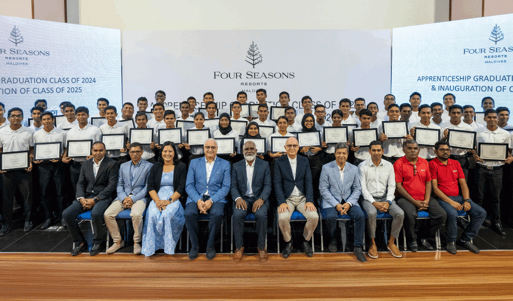 Four Seasons Maldives Apprenticeship Program Celebrates 2024 Graduates