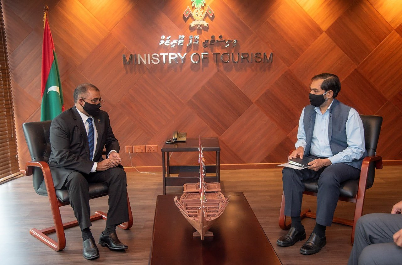 Tourism Minister Discusses Increasing Tourist Arrivals with High Commissioner of India