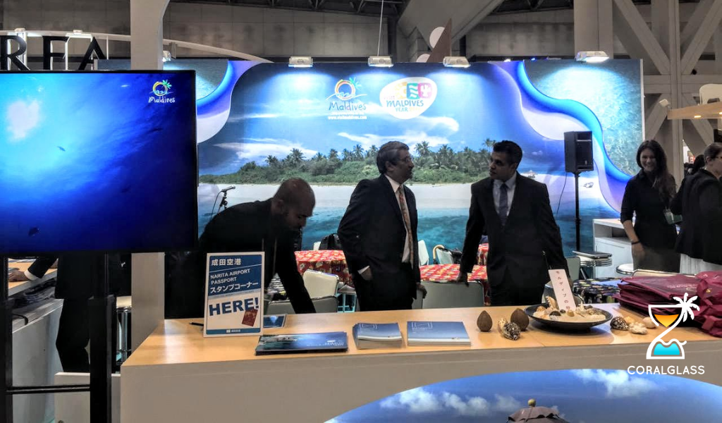 Coral Glass - Visit Maldives Participates In JATA, Promoting Maldives